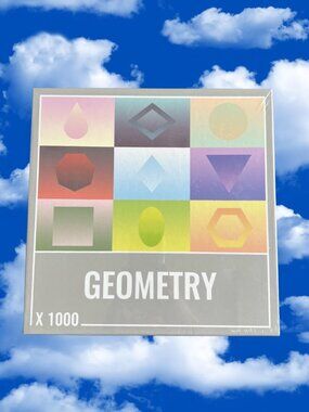 MSRP $30 Cloudberries Geometry Jigsaw Puzzle (1000 pieces)